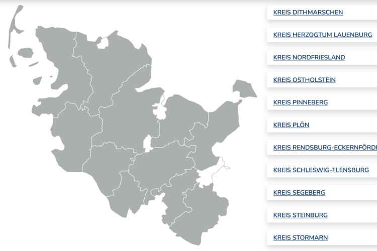 Karte der Mitglieder